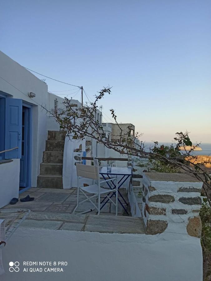 Traditional Stone House With Breathtaking View Villa Serifos Town Bagian luar foto